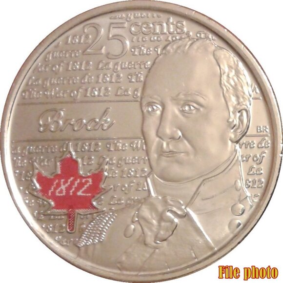 2012 Canada The War of 1812 Sir Isaac Brock 2 x 25¢ Coin Rolls! - Picture 7 of 16